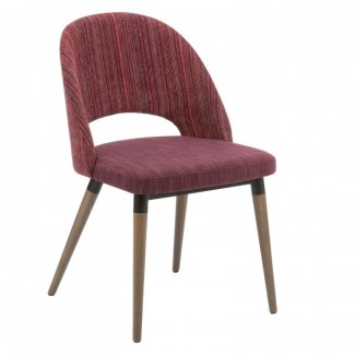 mcm-luna sc Mid Century Modern European Beechwood Commercial Hospitality upholstered wood side chair